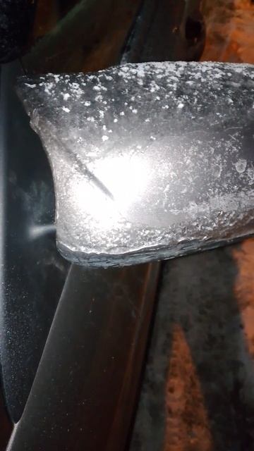 Странно налип лед на наружное зеркало смотреть онлайн