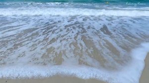 Шум прибоя, Море, раскат волн, песчаный пляж