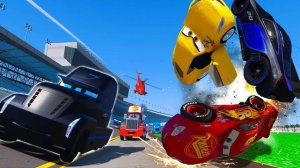 МУЛЬТИКИ ПРО МАШИНКИ 🚗 МОЛНИЯ МАКВИН И ДОРОГА, КОТОРОЙ НЕТ НА КАРТАХ. ЯРКИЕ ОГНИ БОЛЬШОГО ГОРОДА