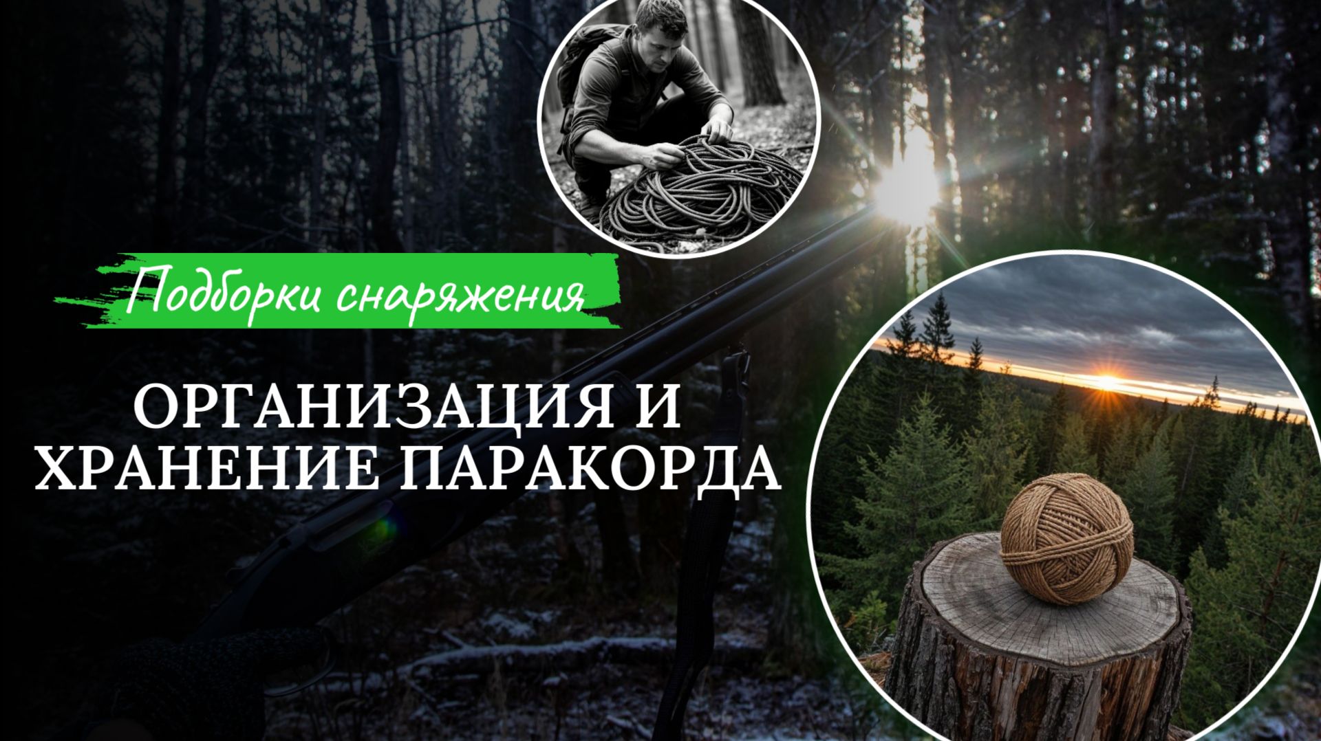 Организация и хранение верёвки/паракорда