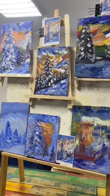 мастер-класс по масляной живописи