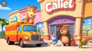 Щенок катается на большом трехколесном гр