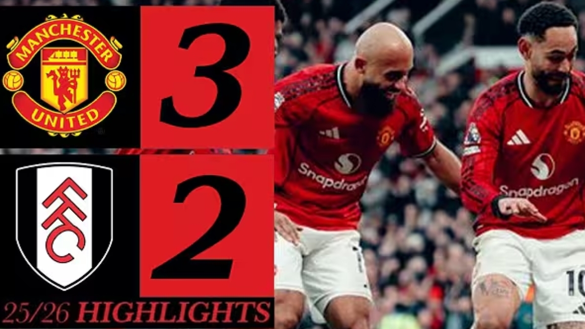 МЮ 3:2 Фулхэм. Видеообзор матча. АПЛ 25/26 ТУР 24 смотреть онлайн