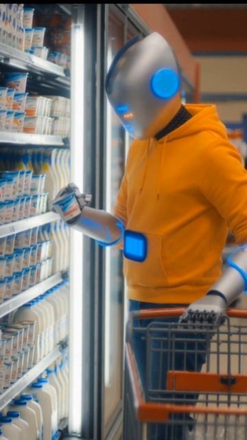 Робот в Магазине