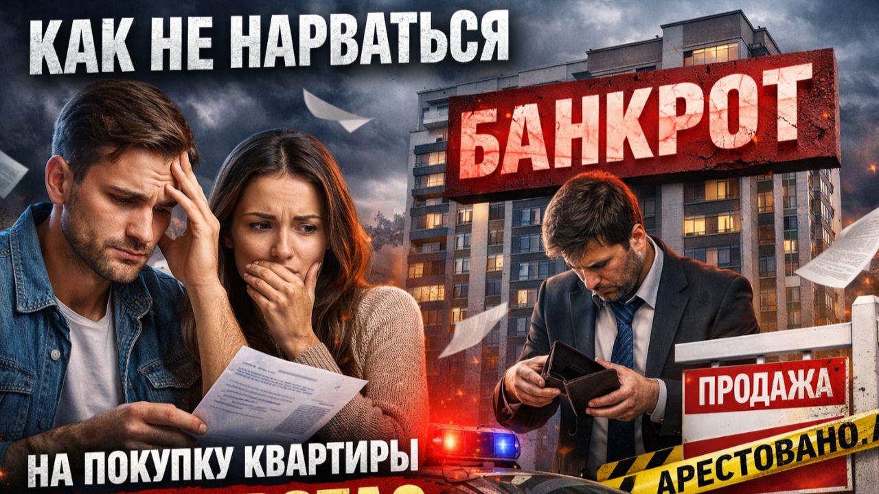 Как НЕ нарваться на покупку квартиры у БАНКРОТА? Число россиян-банкротов превысило 2,2 млн человек. Как НЕ нарваться на покупку квартиры у БАНКРОТА? Число россиян-банкротов превысило 2,2 млн человек.