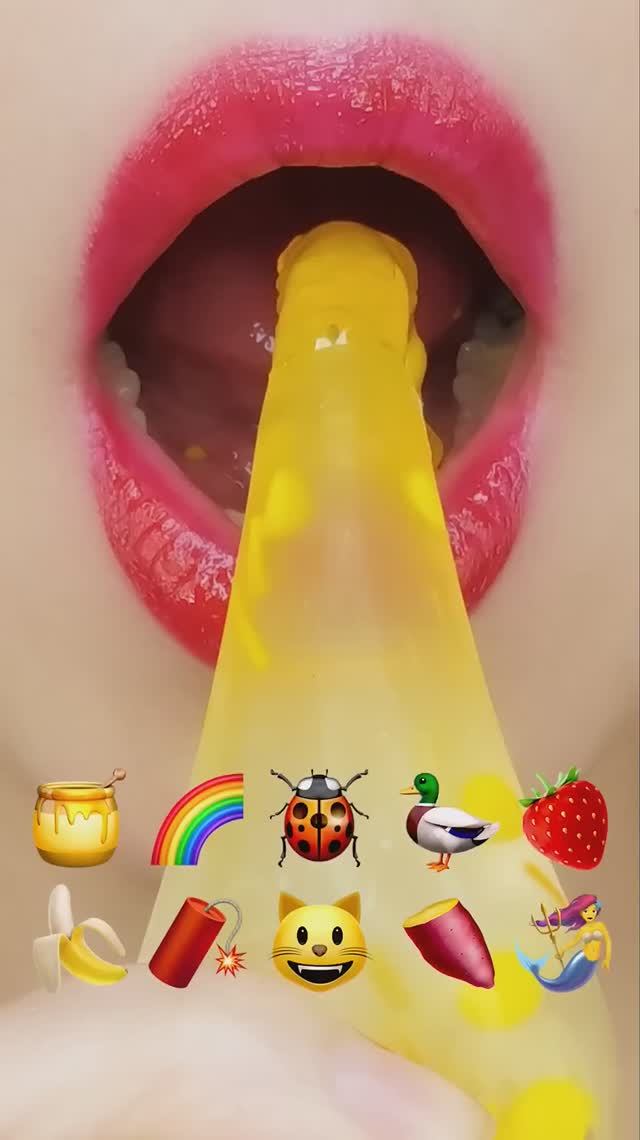 ASMR звуки рта и еды: ем разноцветное медовое желе (ускоренно) смотреть онлайн