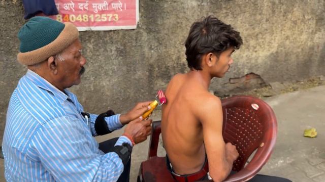 Парикмахер ASMR Нарса Баба. Глубокий массаж спины и плеч .Мгновенный сон и снятие стресса смотреть онлайн