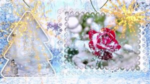 Розы на снегу!!! Зимнее волшебство!