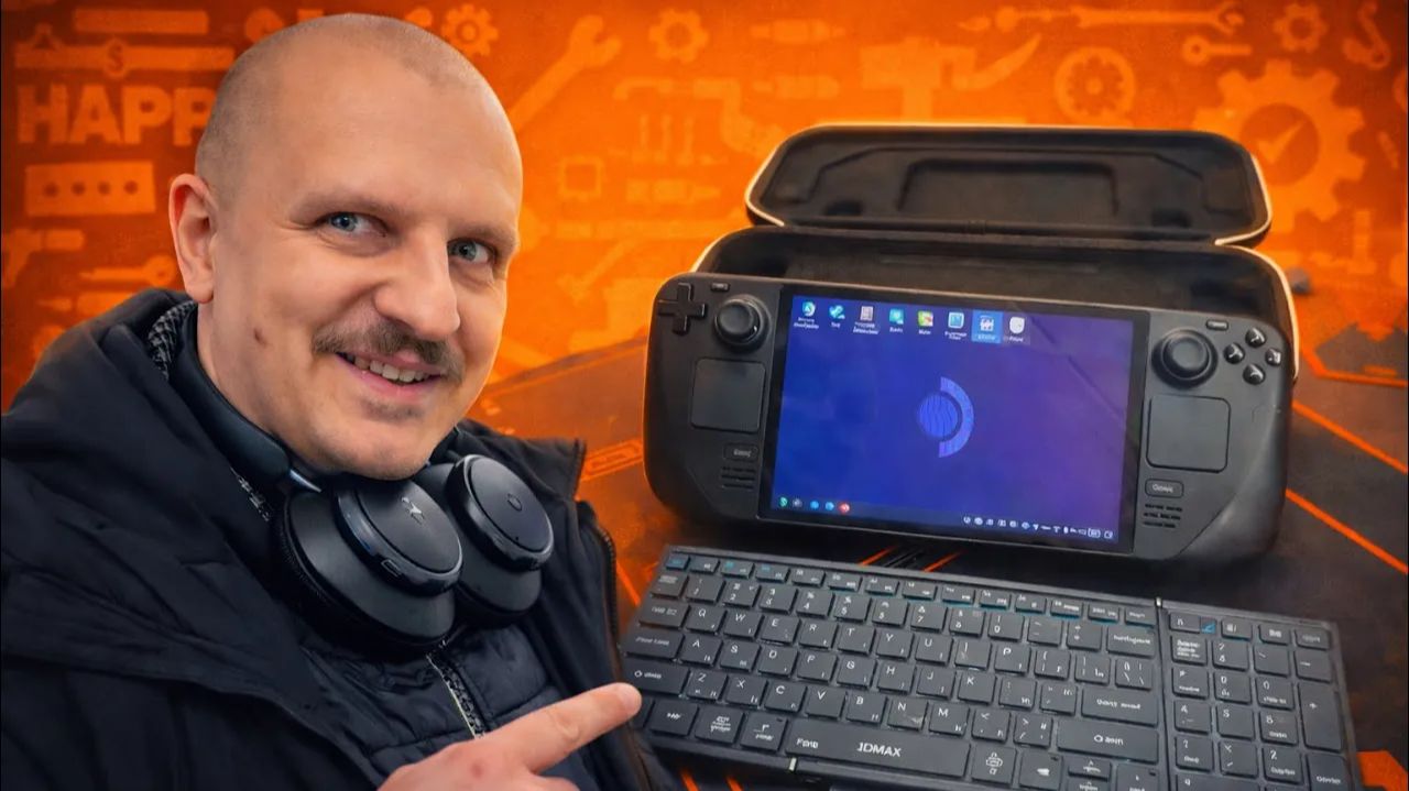 Клиент Степан использует STEAM DECK вместо компьютера! 😱🔥 #HappyPC смотреть онлайн