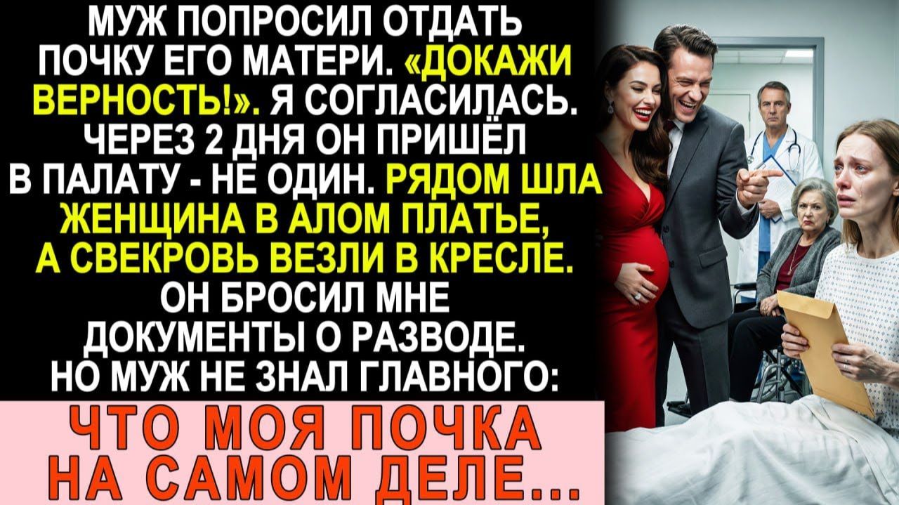 Истории из жизни| Отдала почку свекрови по просьбе мужа. |Аудио рассказы|Жизненные истории смотреть онлайн