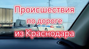 Ехали из Краснодара, увидели ШАКАЛА, прогорел ГЛУШИТЕЛЬ, остановило ГАИ🫣/Авария на дороге