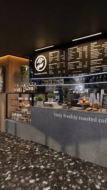 ☕️ Дизайн-проект кофейни — готов!