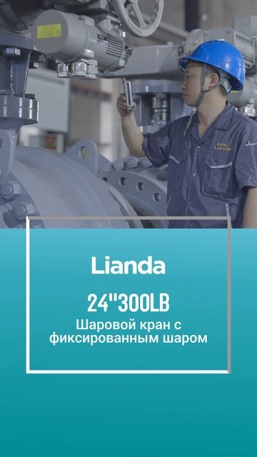 24''300LB Шаровой кран с фиксированным шаром – LIANDA