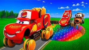 Машинки летают и прыгают! Развивающие мультики Машины помощники. Мультфильмы про машинки