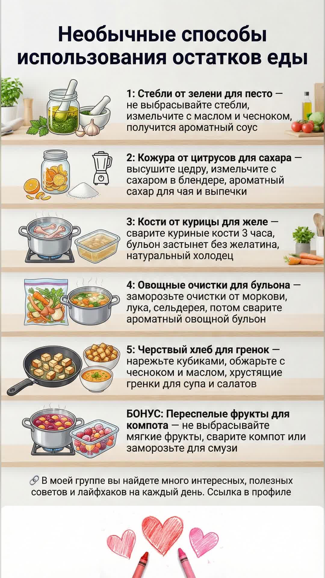 5 неожиданных лайфхаков с остатками еды