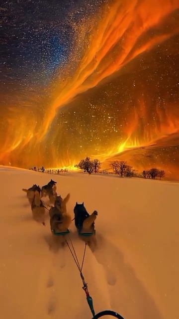 🧘 Свет неба — медитация под северное сияние