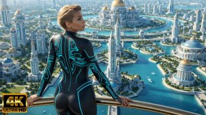 Ночной научно-фантастический город ✨ Неоновый ритм и лаунж-джаз ‼️