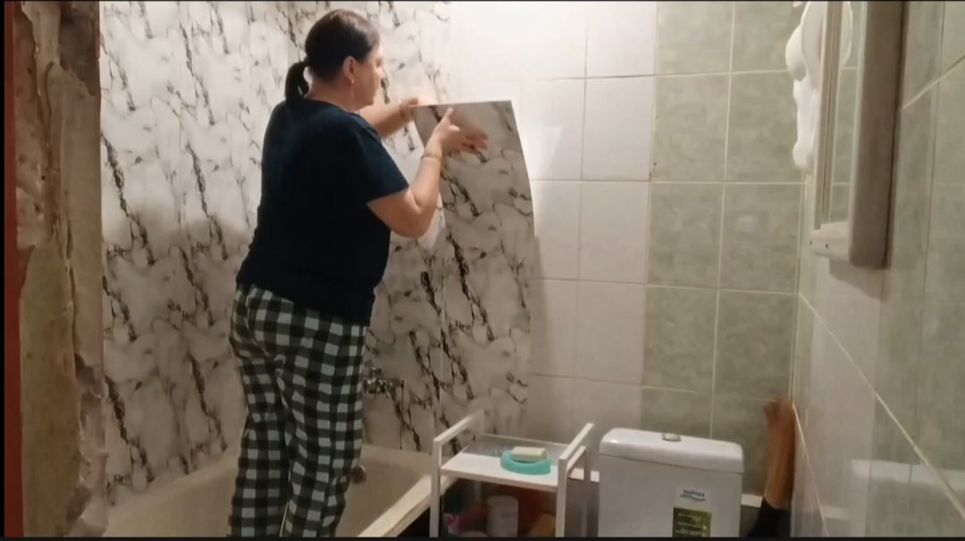 МУЖ НЕРВНИЧАЕТ, РЕМОНТ В ВАННОЙ, ЗАМЕЛО СНЕГОМ смотреть онлайн