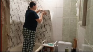 МУЖ НЕРВНИЧАЕТ, РЕМОНТ В ВАННОЙ, ЗАМЕЛО СНЕГОМ