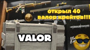 ОТКРЫЛ 40 VALOR КЕЙСОВ В STANDOFF 2!!! ЧТО МНЕ ВЫПАЛО...