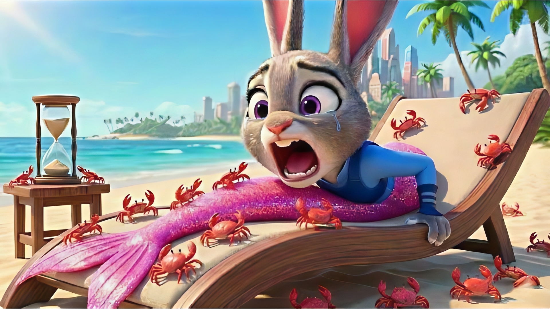 Неожиданное приключение русалки Джуди под водой. Зверополис смотреть онлайн