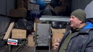 Это видео записали в пятницу вечером, рассчитывая выехать утром в субботу к нашим.