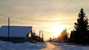 Чудесный сельский вечерок.Парк у оздоровительного центра " Прикамье".
