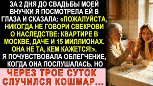 Истории из жизни| «Не говори свекрови про наследство». |Аудио рассказы|Жизненные истории