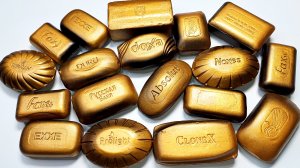 асмр резка крашеного мыла. cutting soap