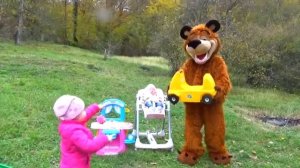 Маленькая Кукла Катя - Reborn doll и Настя как мама (360p)