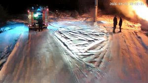 Пожар Черемхово 29.01.2026