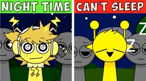 INCRDIBOX SPRUNKI: НОЧНОЙ РЕЖИМ 🌙 VS ВСЕ НЕ СПЯТ — НОРМАЛЬНО 😴 VS ХОРРОР 👻!