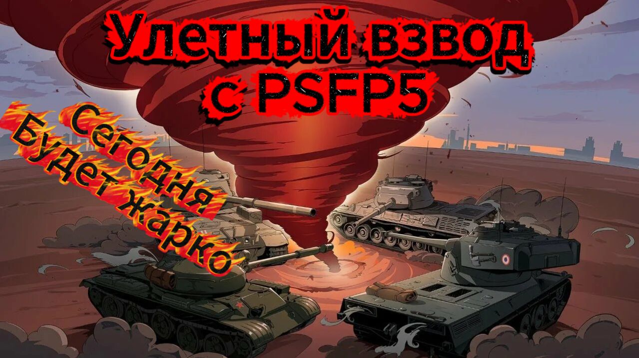 Tanks Blitz. Взвод с PSFP5 против Жесткого Рандома на Разных Танках смотреть онлайн