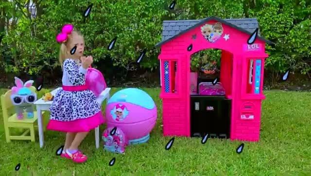 Настя и домик ЛОЛ для детей с сюрпризами смотреть онлайн