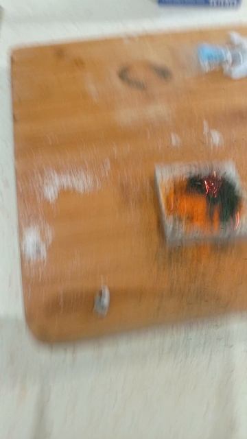 огненный опыт 🔥:мини вулканчик извергается 🌋