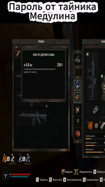 STALKER 2 Heart of Chornobyl: Пароль от тайника Медулина. #shorts #сталкер #stalker2 смотреть онлайн