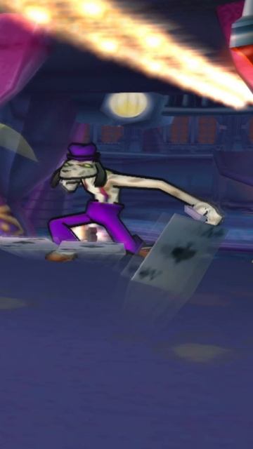 Пёс разбрасывает карты Sly Cooper and the Thievius Raccoonus