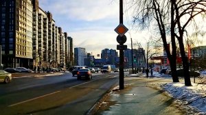 Зима на проспекте Шаумяна