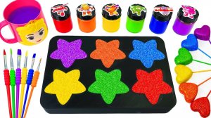 ИГРАЕМ В СЛАЙМЫ ЗАЛИВАЕМ ЦВЕТНЫЕ ЗВЕЗДОЧКИ АСМР ВИДЕО ДЛЯ ДЕТЕЙ ДЕТСКИЙ КАНАЛ ИГРАЛКИ-ЗАЛИПАЛКИ