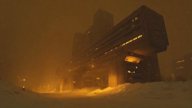 Work Music Snowy Cyberpunk Winter Blade Runner Ambience