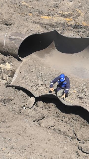 Труба 1420 мм полигон