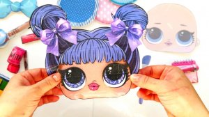 Распаковка ЛОЛ 🌸 уходовые процедуры ✨БУМАЖНАЯ КОСМЕТИКА