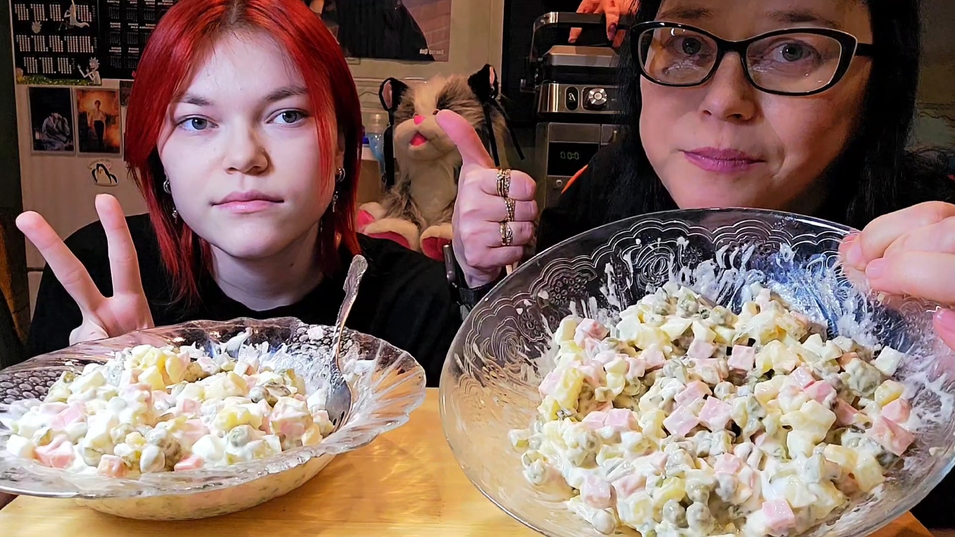 Мукбанг | Салат Оливье | Обжор Асмр смотреть онлайн