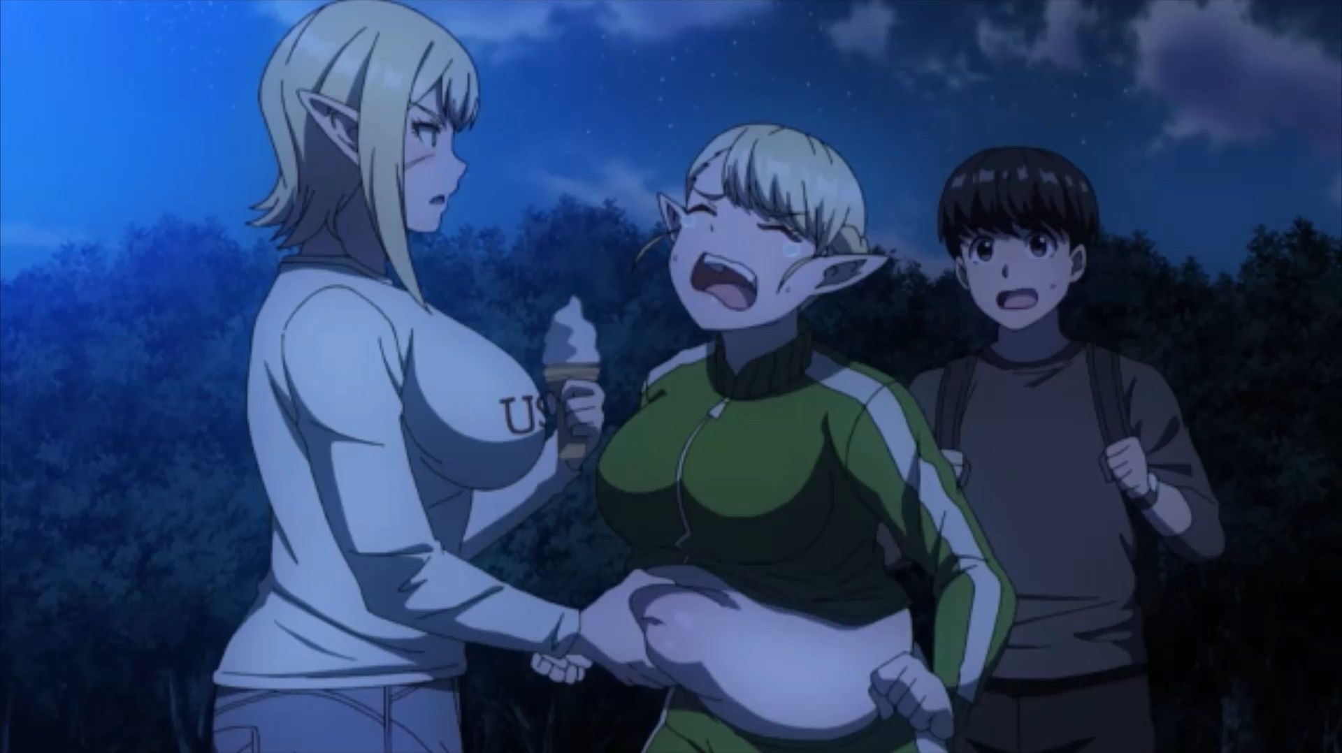 Ещё одна наглая эльфийка решила прописаться у несчастного человека) "Эльф не может сидеть на диете" смотреть онлайн