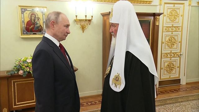 Встреча с Патриархом Московским и всея Руси Кириллом смотреть онлайн