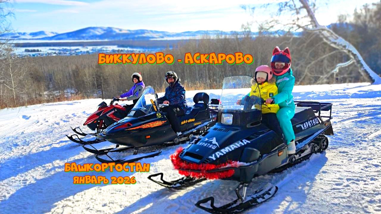 Биккулово | Снегоходы | Аскарово | Дикие верблюды | Башкортостан | Январь 2026 смотреть онлайн