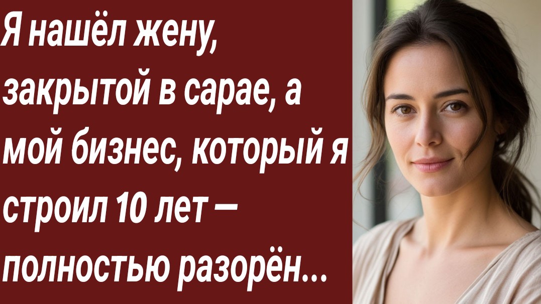 Истории для Вас/Я нашёл жену, закрытой в сарае, а мой бизнес, который я строил 10 лет../Аудиорассказ