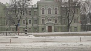 Город Петербург из окна трамвая