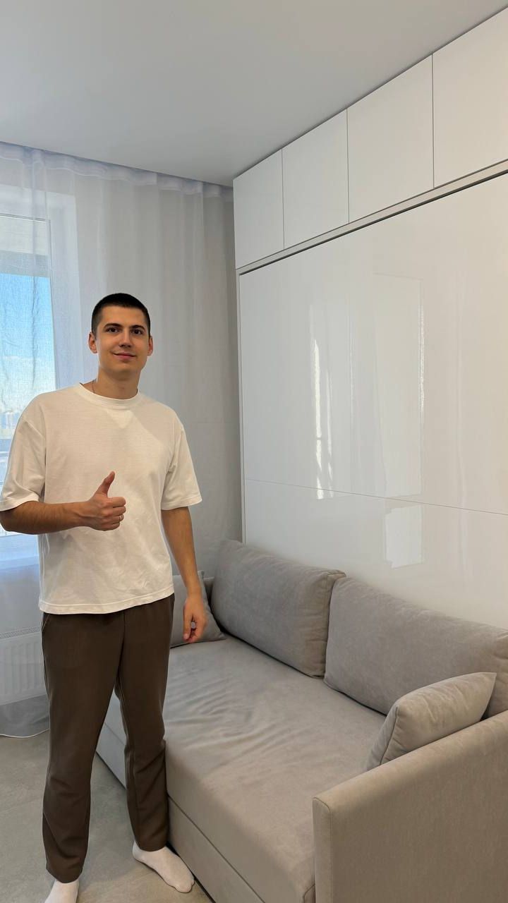 Шкаф кровать трансформер с диваном