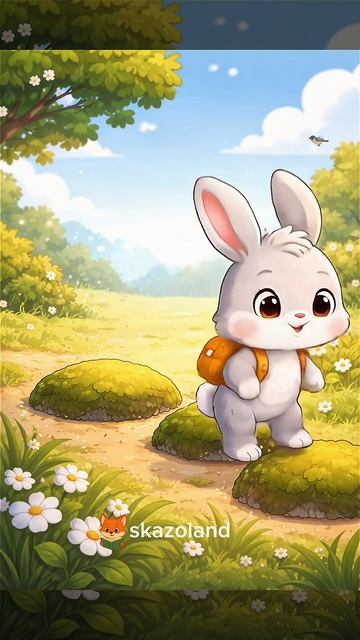 Зайчик прыгает и считает. Один. Два. Три. смотреть онлайн